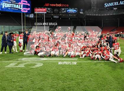 Thumbnail 2 in Central Catholic vs Lawrence (High School Football at Fenway Park) photogallery.