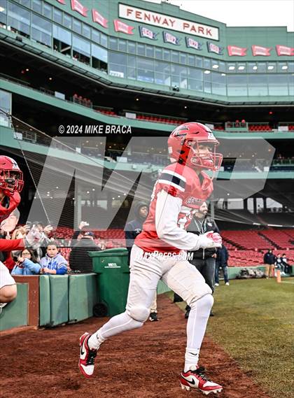 Thumbnail 3 in Central Catholic vs Lawrence (High School Football at Fenway Park) photogallery.