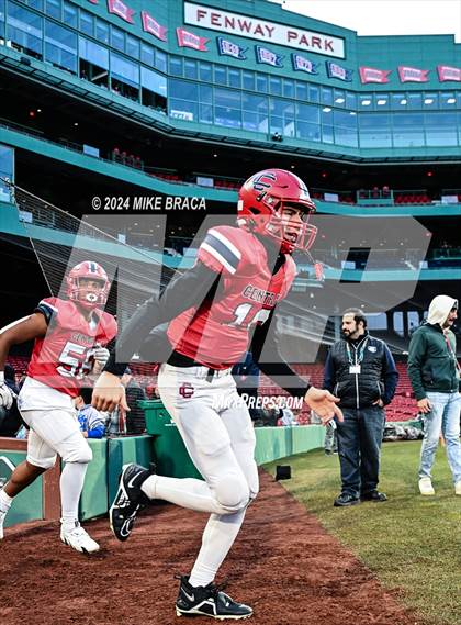 Thumbnail 1 in Central Catholic vs Lawrence (High School Football at Fenway Park) photogallery.