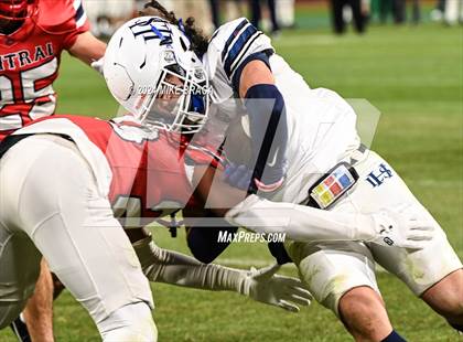 Thumbnail 2 in Central Catholic vs Lawrence (High School Football at Fenway Park) photogallery.
