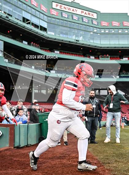 Thumbnail 1 in Central Catholic vs Lawrence (High School Football at Fenway Park) photogallery.