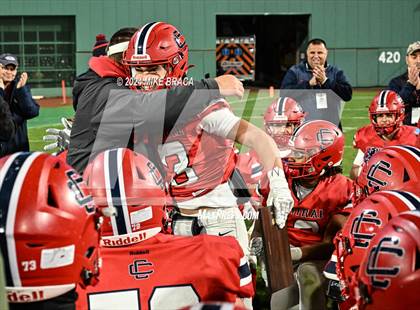 Thumbnail 2 in Central Catholic vs Lawrence (High School Football at Fenway Park) photogallery.