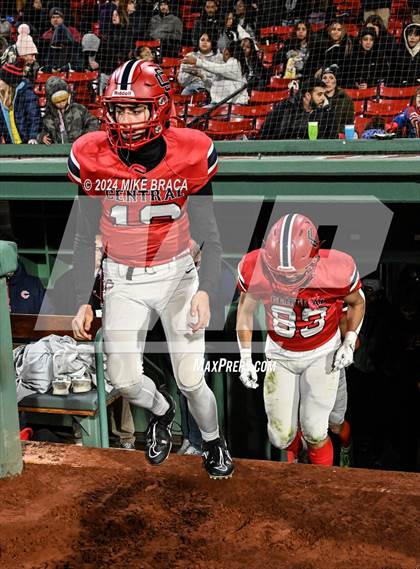 Thumbnail 3 in Central Catholic vs Lawrence (High School Football at Fenway Park) photogallery.