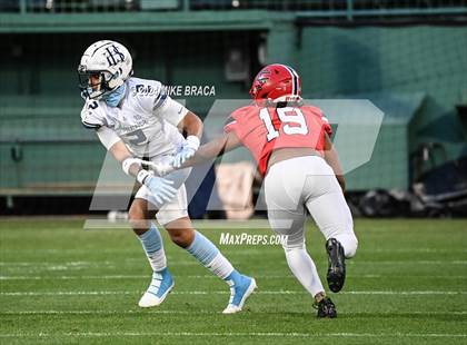 Thumbnail 2 in Central Catholic vs Lawrence (High School Football at Fenway Park) photogallery.