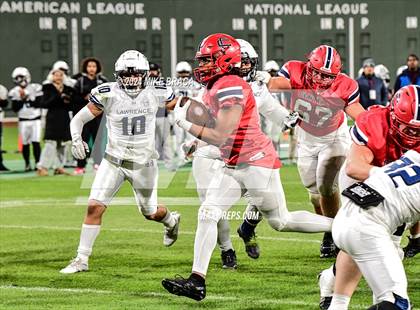 Thumbnail 1 in Central Catholic vs Lawrence (High School Football at Fenway Park) photogallery.