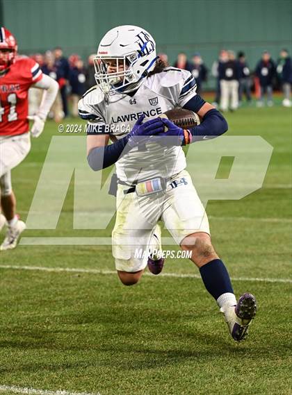 Thumbnail 3 in Central Catholic vs Lawrence (High School Football at Fenway Park) photogallery.