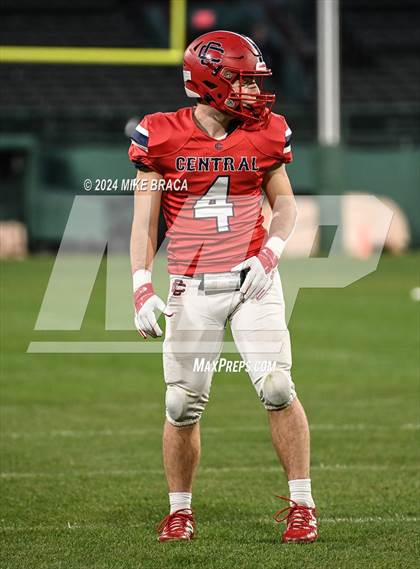 Thumbnail 1 in Central Catholic vs Lawrence (High School Football at Fenway Park) photogallery.