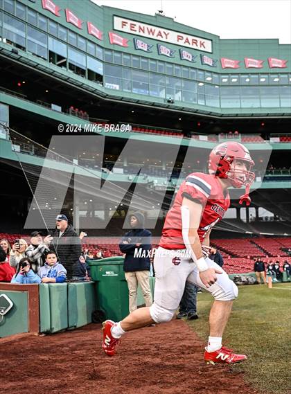 Thumbnail 3 in Central Catholic vs Lawrence (High School Football at Fenway Park) photogallery.