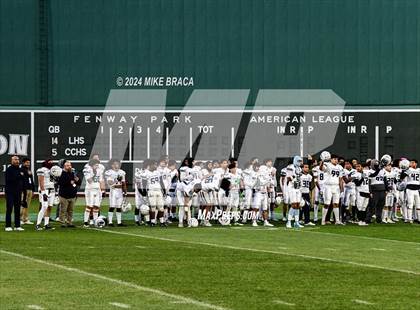 Thumbnail 2 in Central Catholic vs Lawrence (High School Football at Fenway Park) photogallery.