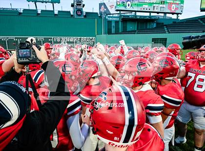 Thumbnail 1 in Central Catholic vs Lawrence (High School Football at Fenway Park) photogallery.
