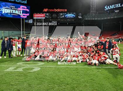 Thumbnail 1 in Central Catholic vs Lawrence (High School Football at Fenway Park) photogallery.