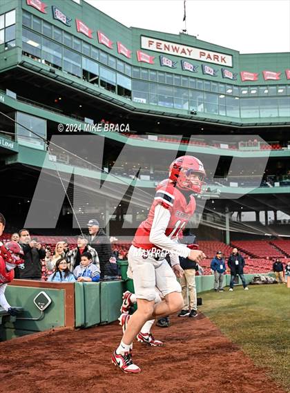 Thumbnail 1 in Central Catholic vs Lawrence (High School Football at Fenway Park) photogallery.