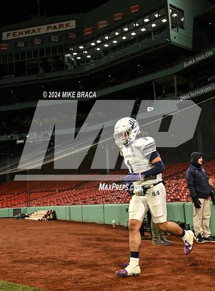 Thumbnail 3 in Central Catholic vs Lawrence (High School Football at Fenway Park) photogallery.