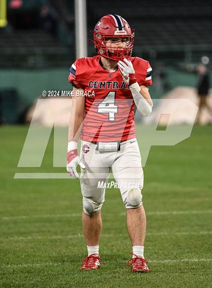 Thumbnail 2 in Central Catholic vs Lawrence (High School Football at Fenway Park) photogallery.