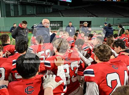 Thumbnail 2 in Central Catholic vs Lawrence (High School Football at Fenway Park) photogallery.