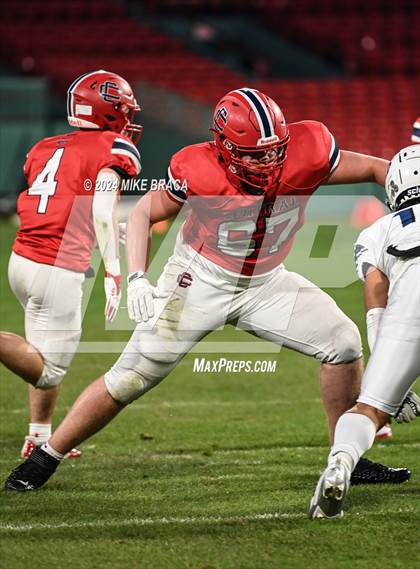 Thumbnail 3 in Central Catholic vs Lawrence (High School Football at Fenway Park) photogallery.