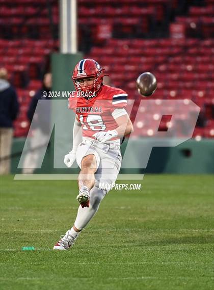 Thumbnail 3 in Central Catholic vs Lawrence (High School Football at Fenway Park) photogallery.