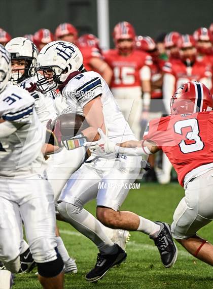 Thumbnail 2 in Central Catholic vs Lawrence (High School Football at Fenway Park) photogallery.