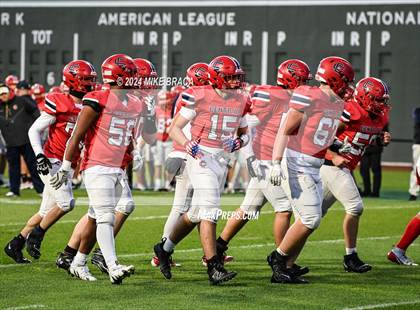 Thumbnail 2 in Central Catholic vs Lawrence (High School Football at Fenway Park) photogallery.