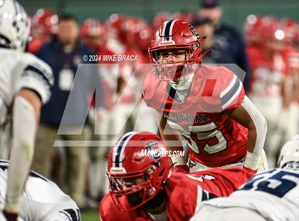 Thumbnail 3 in Central Catholic vs Lawrence (High School Football at Fenway Park) photogallery.