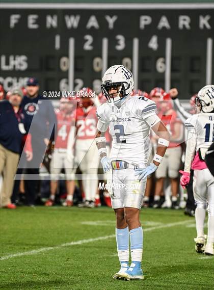 Thumbnail 3 in Central Catholic vs Lawrence (High School Football at Fenway Park) photogallery.