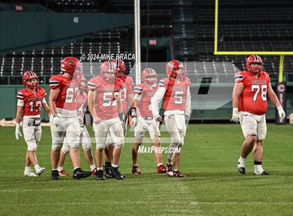 Thumbnail 3 in Central Catholic vs Lawrence (High School Football at Fenway Park) photogallery.