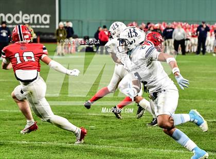 Thumbnail 2 in Central Catholic vs Lawrence (High School Football at Fenway Park) photogallery.