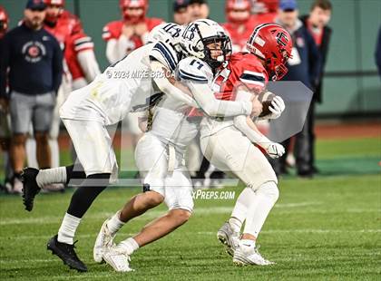 Thumbnail 3 in Central Catholic vs Lawrence (High School Football at Fenway Park) photogallery.