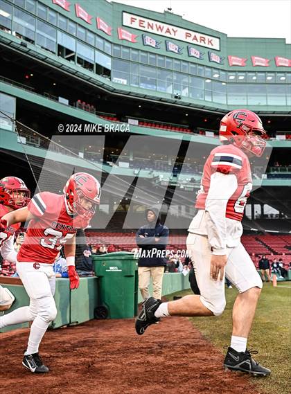 Thumbnail 2 in Central Catholic vs Lawrence (High School Football at Fenway Park) photogallery.
