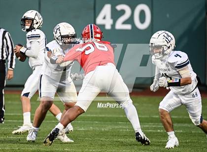 Thumbnail 3 in Central Catholic vs Lawrence (High School Football at Fenway Park) photogallery.
