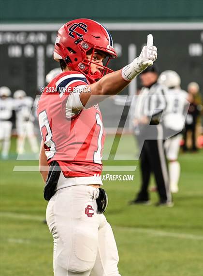 Thumbnail 2 in Central Catholic vs Lawrence (High School Football at Fenway Park) photogallery.