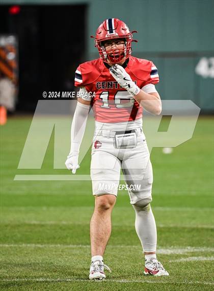 Thumbnail 2 in Central Catholic vs Lawrence (High School Football at Fenway Park) photogallery.