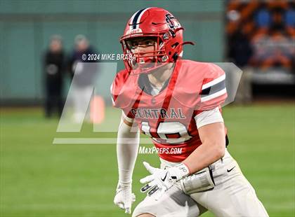 Thumbnail 1 in Central Catholic vs Lawrence (High School Football at Fenway Park) photogallery.