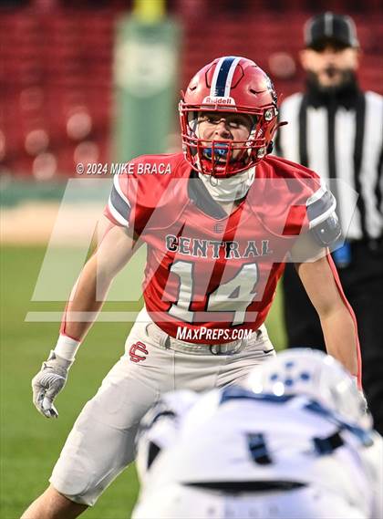 Thumbnail 1 in Central Catholic vs Lawrence (High School Football at Fenway Park) photogallery.