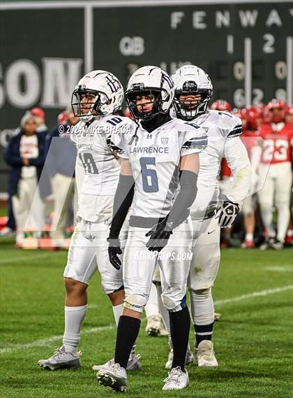 Thumbnail 2 in Central Catholic vs Lawrence (High School Football at Fenway Park) photogallery.