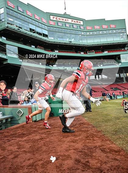 Thumbnail 3 in Central Catholic vs Lawrence (High School Football at Fenway Park) photogallery.