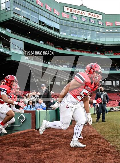 Thumbnail 1 in Central Catholic vs Lawrence (High School Football at Fenway Park) photogallery.
