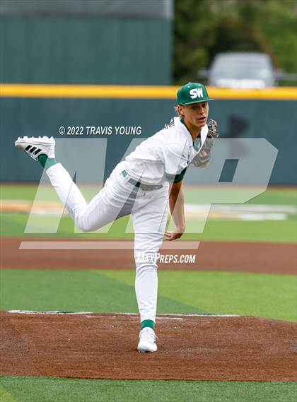 Thumbnail 2 in Blue Valley Southwest vs. De Soto(KSHSAA State 5A Quarterfinals) photogallery.