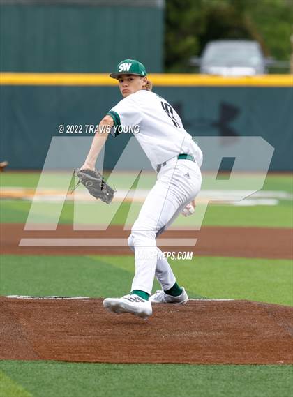 Thumbnail 3 in Blue Valley Southwest vs. De Soto(KSHSAA State 5A Quarterfinals) photogallery.