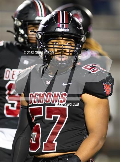 Thumbnail 2 in Ware County vs. Warner Robins (GHSA 5A Round 2) photogallery.