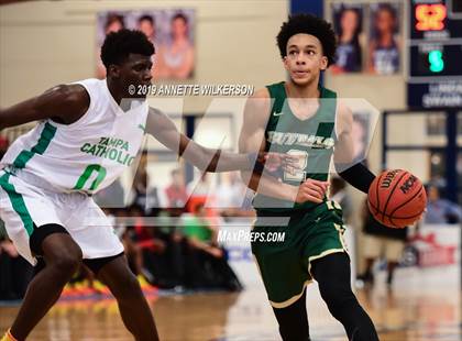 Thumbnail 3 in Tampa Catholic vs. The Villages Charter (ARS/Rescue Rooter National Hoopfest) photogallery.