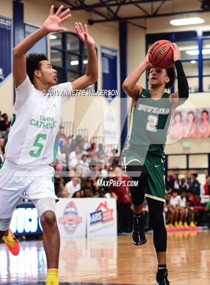 Thumbnail 1 in Tampa Catholic vs. The Villages Charter (ARS/Rescue Rooter National Hoopfest) photogallery.