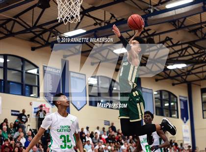 Thumbnail 1 in Tampa Catholic vs. The Villages Charter (ARS/Rescue Rooter National Hoopfest) photogallery.