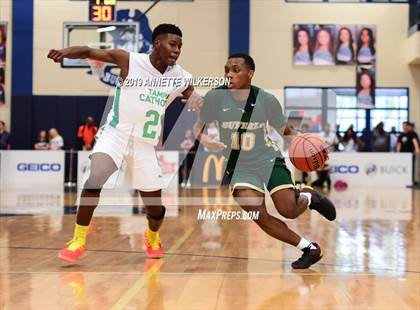 Thumbnail 1 in Tampa Catholic vs. The Villages Charter (ARS/Rescue Rooter National Hoopfest) photogallery.