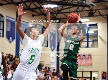 Thumbnail 3 in Tampa Catholic vs. The Villages Charter (ARS/Rescue Rooter National Hoopfest) photogallery.