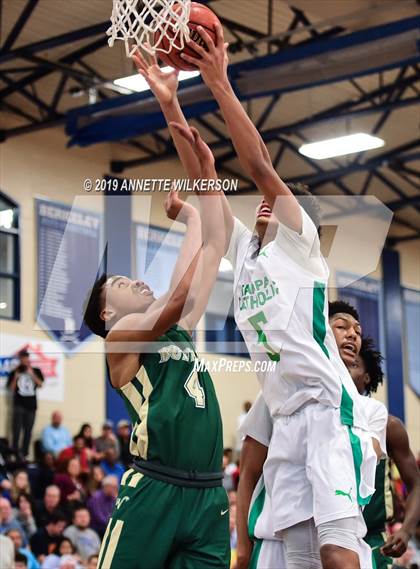 Thumbnail 1 in Tampa Catholic vs. The Villages Charter (ARS/Rescue Rooter National Hoopfest) photogallery.