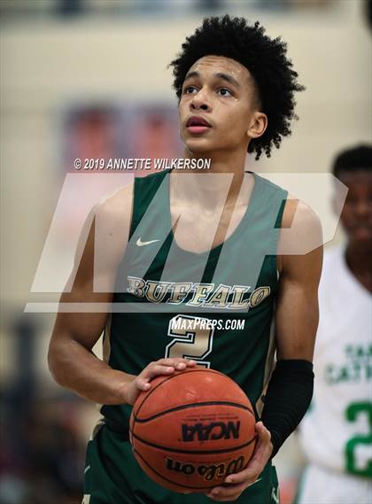 Thumbnail 1 in Tampa Catholic vs. The Villages Charter (ARS/Rescue Rooter National Hoopfest) photogallery.