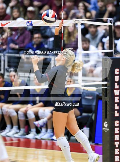 Thumbnail 2 in Highland Park @ A&M Consolidated (UIL 5A D1 Volleyball Final) photogallery.