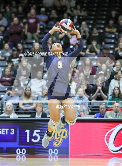 Thumbnail 2 in Highland Park @ A&M Consolidated (UIL 5A D1 Volleyball Final) photogallery.