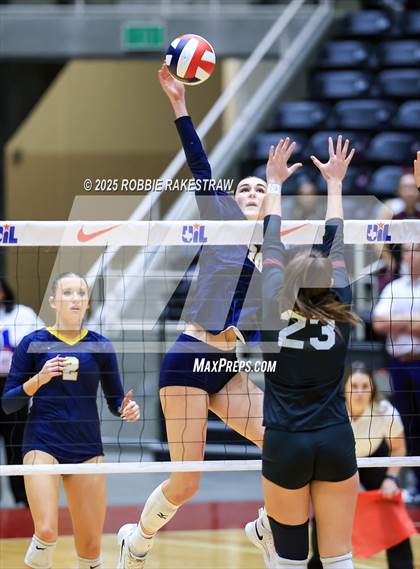 Thumbnail 1 in Highland Park @ A&M Consolidated (UIL 5A D1 Volleyball Final) photogallery.